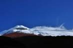 O vulcão Cotopaxi, o mais alto do mundo em atividade, no Equador
